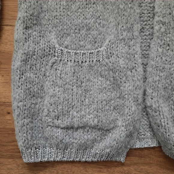 Mohair Blend Open Front Cardigan - Picture 5 of 16